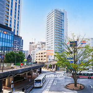 自然と都市が共存する心地よい環境